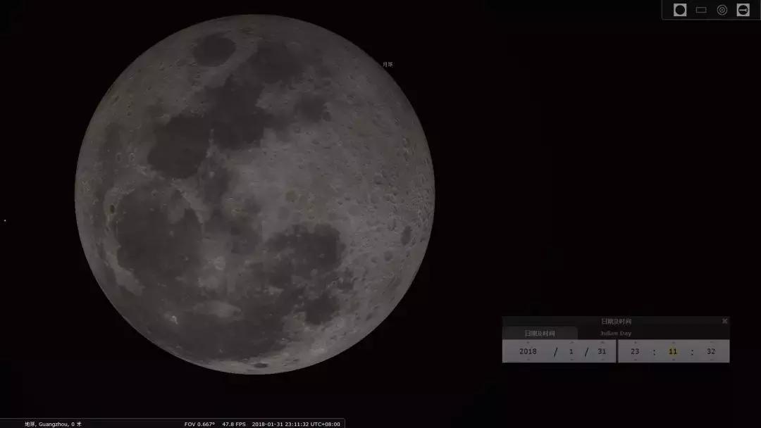 这才是超级蓝血月全食的全过程,全景记录超级蓝血月全食视频