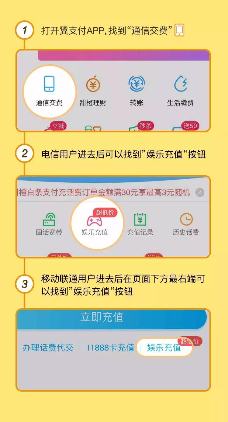 翼支付充值优惠政策,翼支付消费享优惠