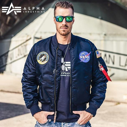 美国进口阿尔法飞行员夹克,alpha夹克是美国的吗