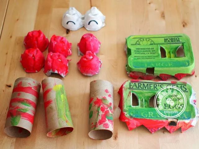 灯笼和鞭炮幼儿园手工,过年鞭炮灯笼幼儿园手工