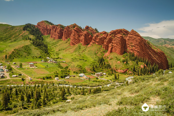 这里曾是中国领土，被誉为「中亚瑞士」，游客3天拿到电子签
