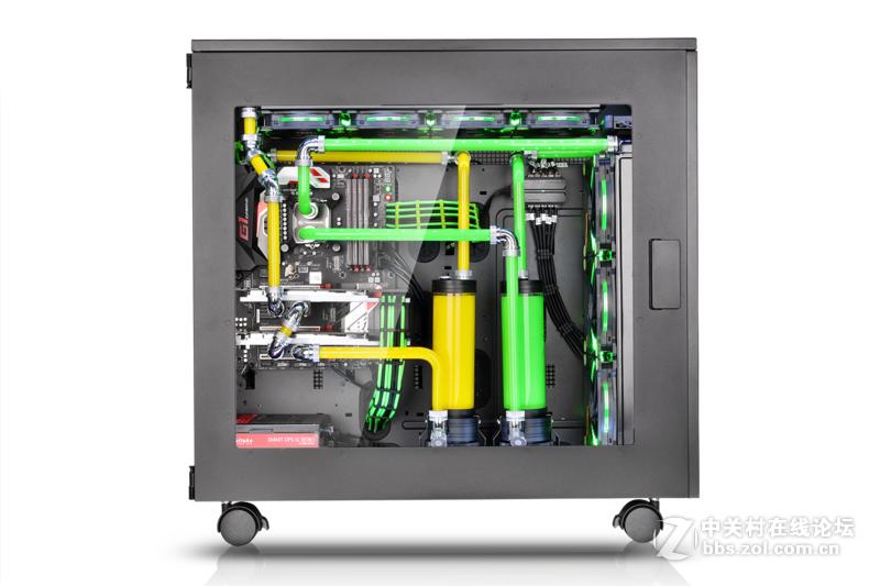 tt100机箱分体式水冷,ttw100机箱评测