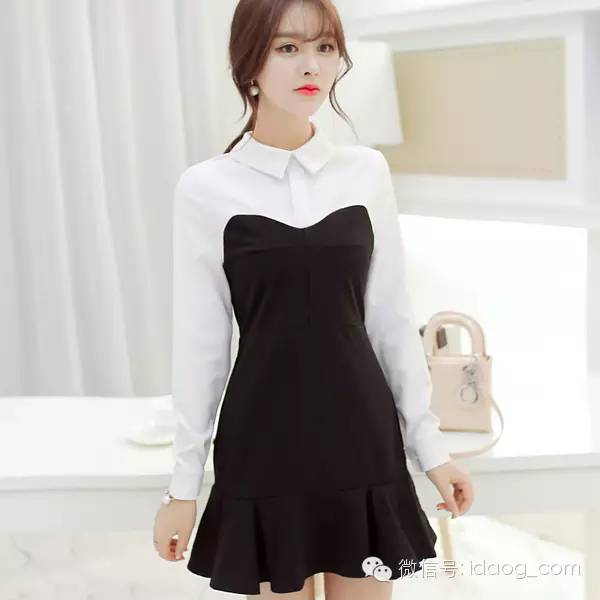 单穿内搭连衣裙,打底毛衣连衣裙修身显瘦气质高雅