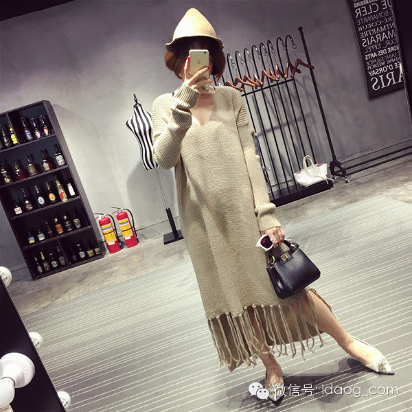 长款气质通勤毛衣,毛衣怎么搭配才有气场
