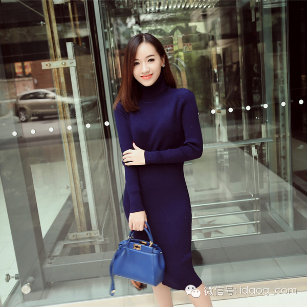 长款气质通勤毛衣,毛衣怎么搭配才有气场
