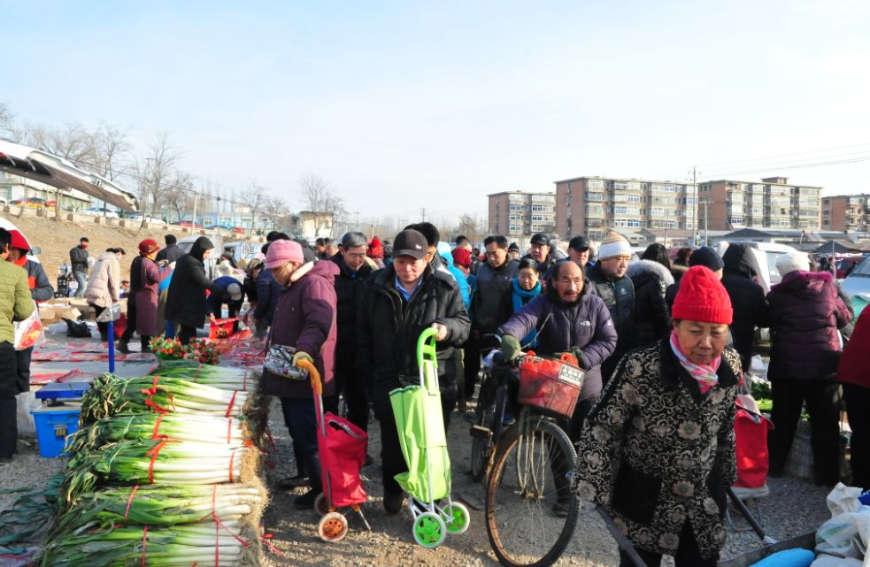 赶大集办年货浓浓年味迎春节,赶年货大集品浓浓年味