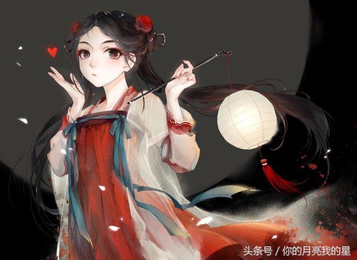 十二星座古风画像女,十二星座最美古风女孩图片