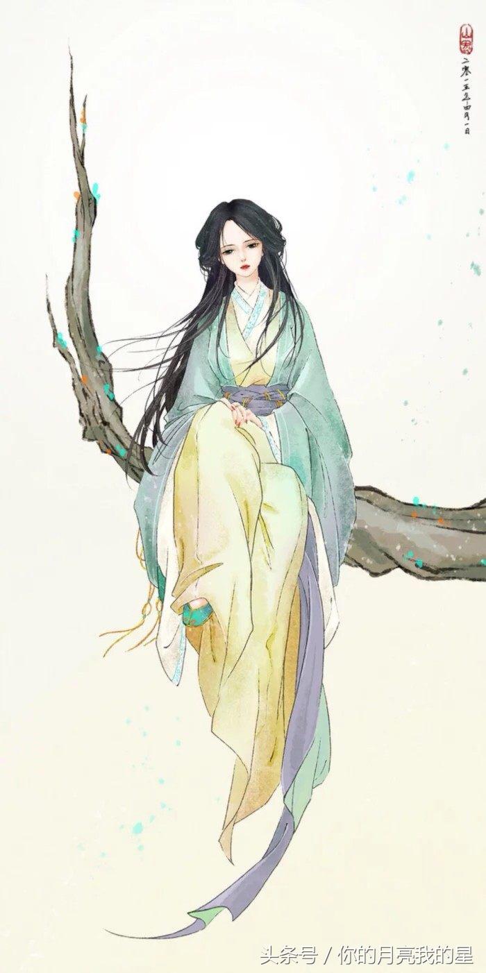 十二星座古风画像女,十二星座最美古风女孩图片