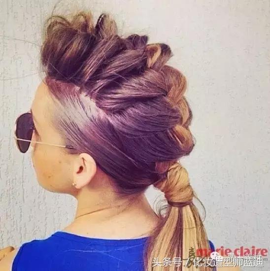 披头散发辫子怎么编发好看简单,编发披头散发视频