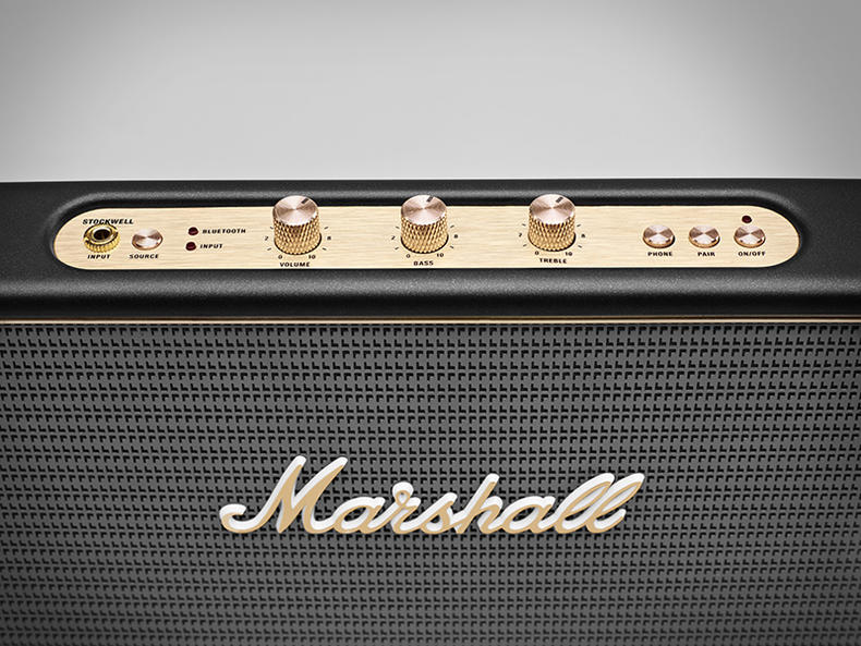 马歇尔音箱stockwell一代按键讲解,马歇尔stockwell音箱评测