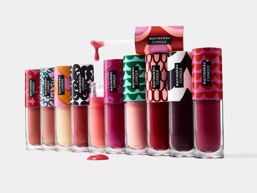芬兰家饰品牌Marimekko与化妆品倩碧联手打造的彩妆，用在哪儿？