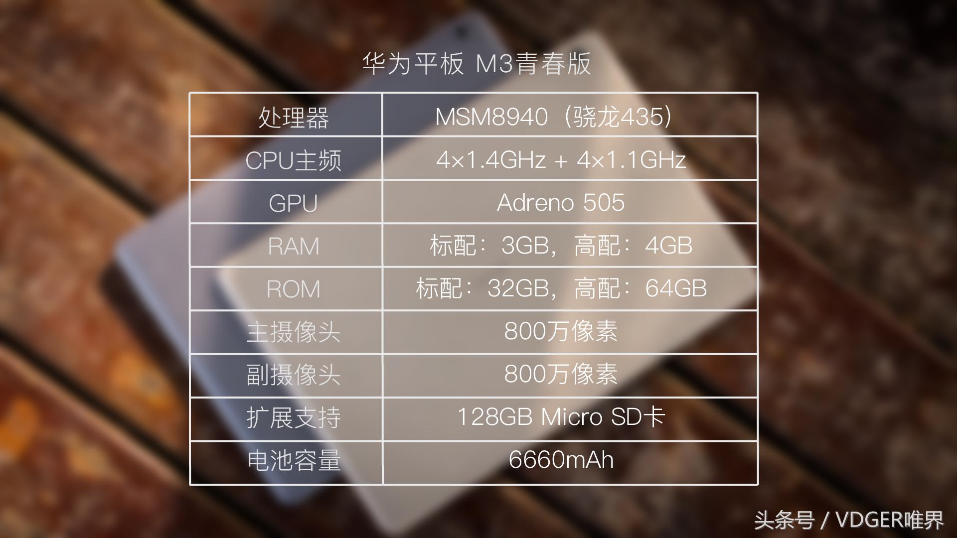 荣耀waterplay和华为m3青春版对比,荣耀平板5与荣耀waterplay对比