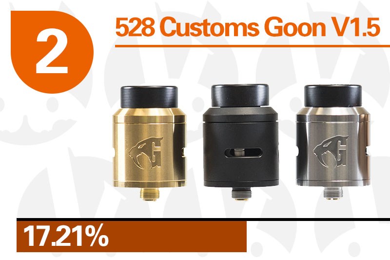 英国2017*子烟电**大奖的重头戏来了，RDA雾化器TOP10榜单出炉