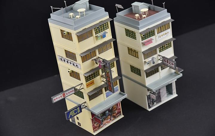 把香港带回家！TINY微影Bd7「香港传统公寓街景」模型开箱制作！