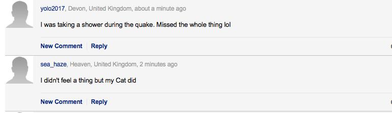 英国哪些地方发生了地震,英国目前最大的地震