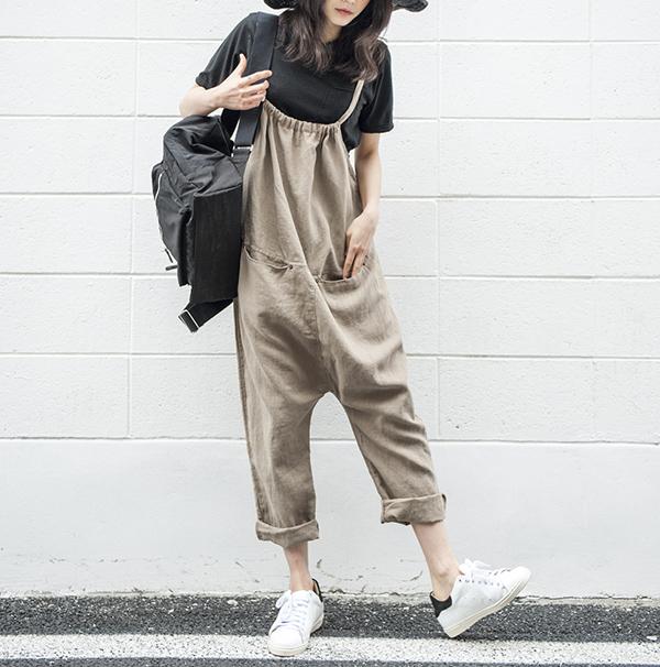 背带裤搭配内搭,背带裤内搭厚实