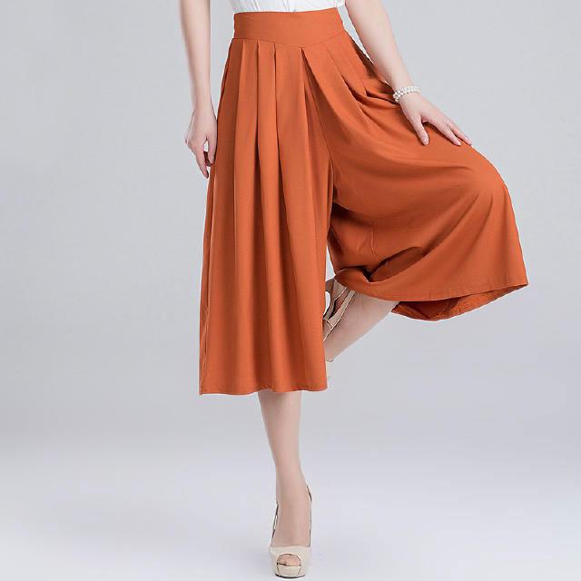 雪纺阔腿裤夏季搭配,夏季雪纺阔腿裤搭配