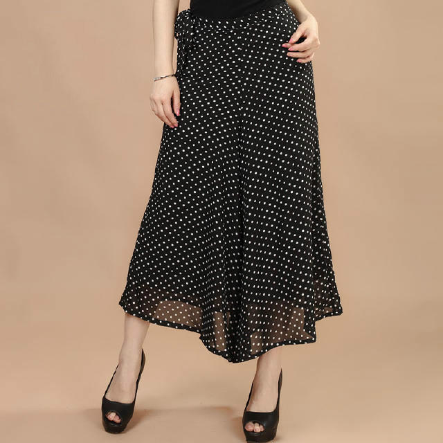 雪纺阔腿裤夏季搭配,夏季雪纺阔腿裤搭配