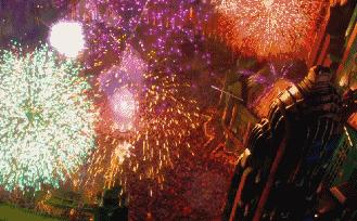 驻马店的打铁花表演时间,赏花灯表演