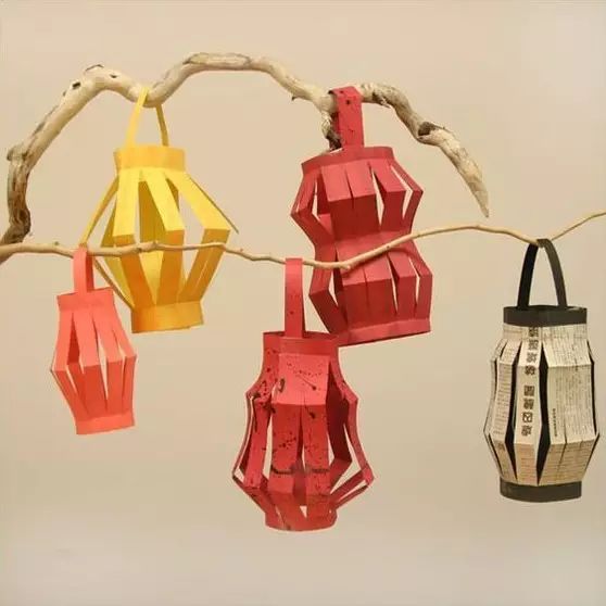 手工卡纸制作小灯笼元宵节,元宵节手工制作小灯笼简单又漂亮