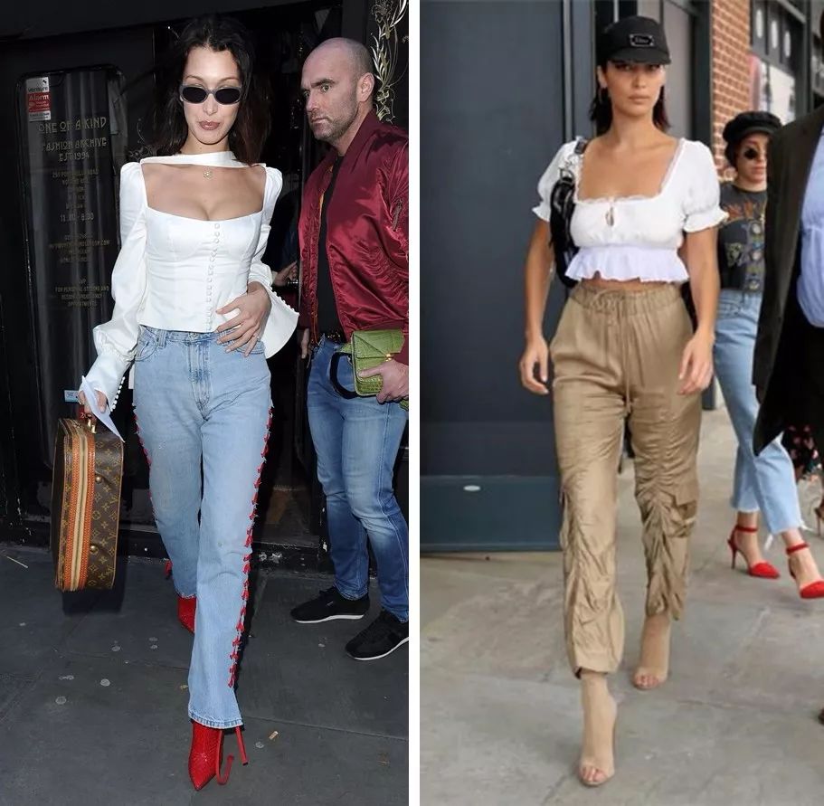 今年最流行的小方领,方领上衣高级感新款