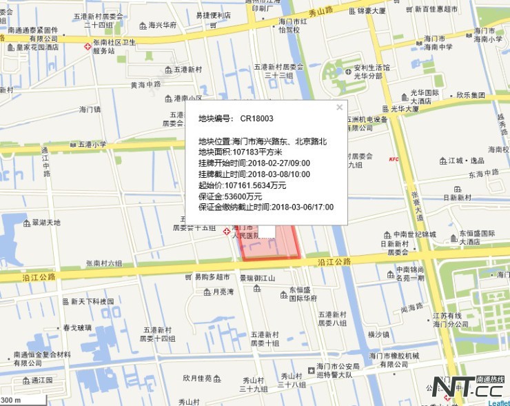 海门刚出让的地皮,海门2023土地成交