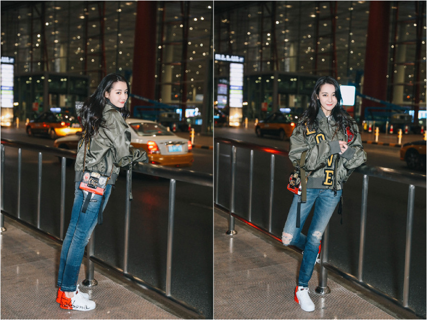 迪丽热巴杜嘉班纳黑色礼服皇冠,2018杜嘉班纳走秀迪丽热巴