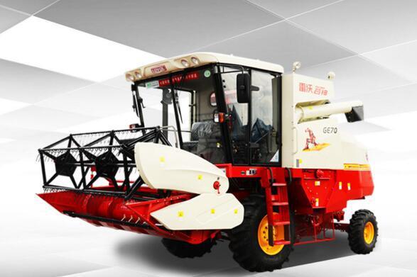 2017年的雷沃ge70小麦收割机,春雨小麦收割机2017年收割视频