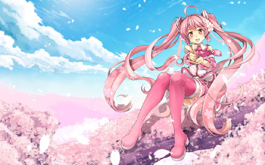 樱花初音图片好看,初音樱花超美