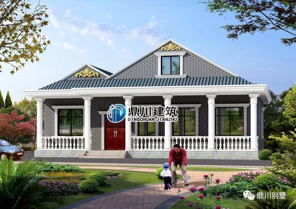 农村一层100平方轻钢别墅要多少钱,11款一层农村别墅