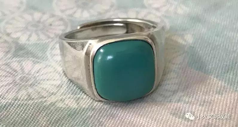 绿松石戒面磨出白点怎么回事,小火说