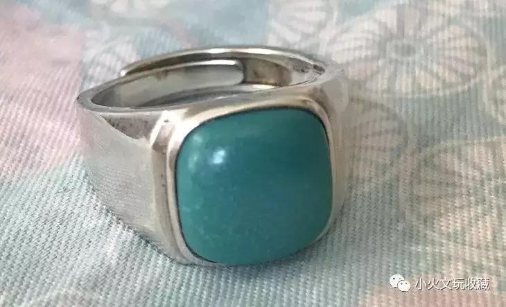 绿松石戒面磨出白点怎么回事,小火说