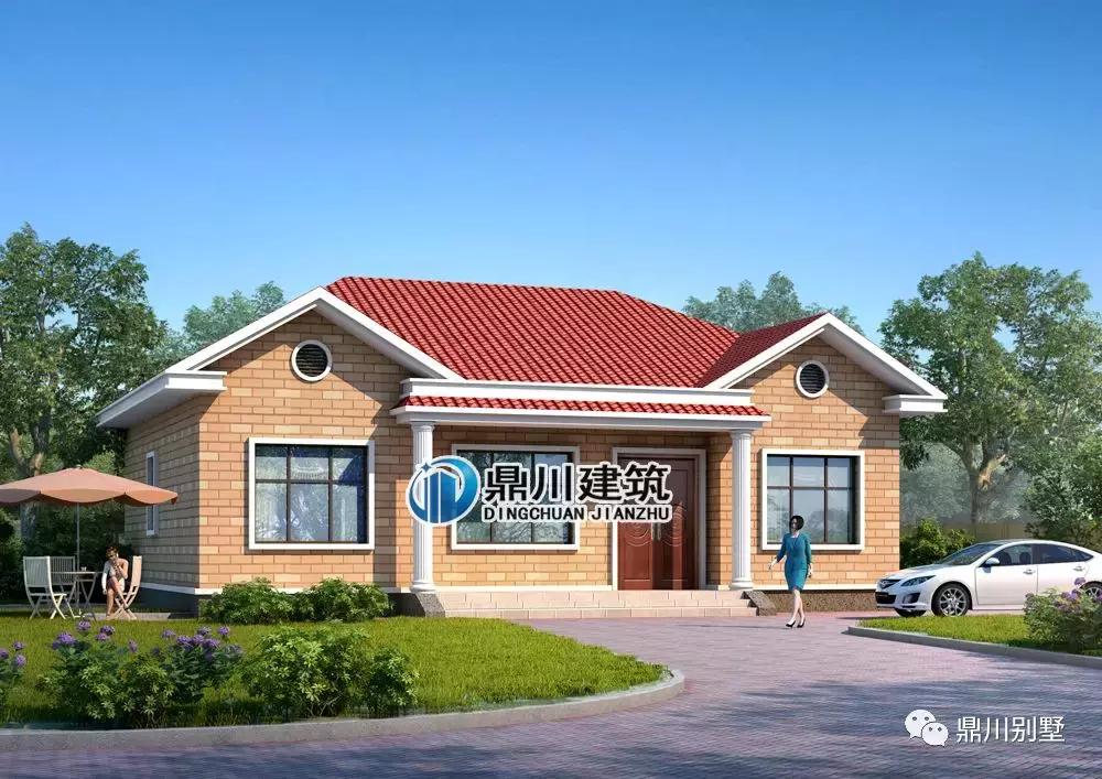 农村一层100平方轻钢别墅要多少钱,11款一层农村别墅