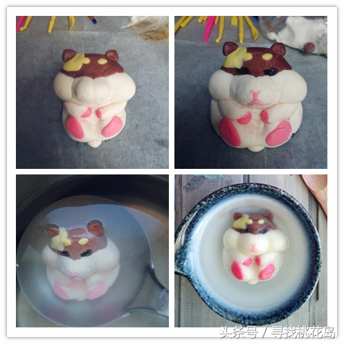 卡通汤圆芝麻馅的做法,卡通汤圆的过程详细教程