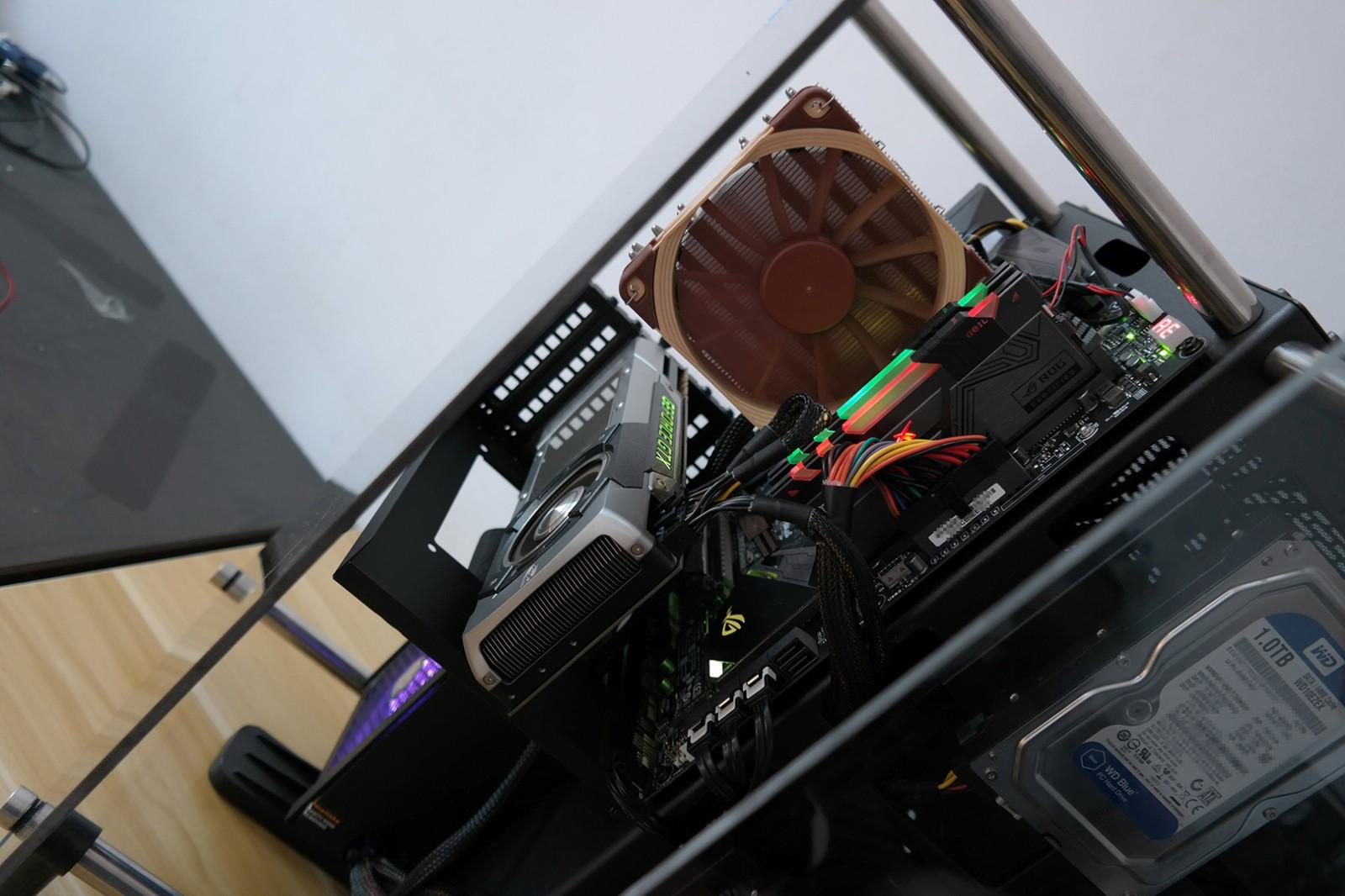 水冷散热电脑装机全过程,tt水冷装机