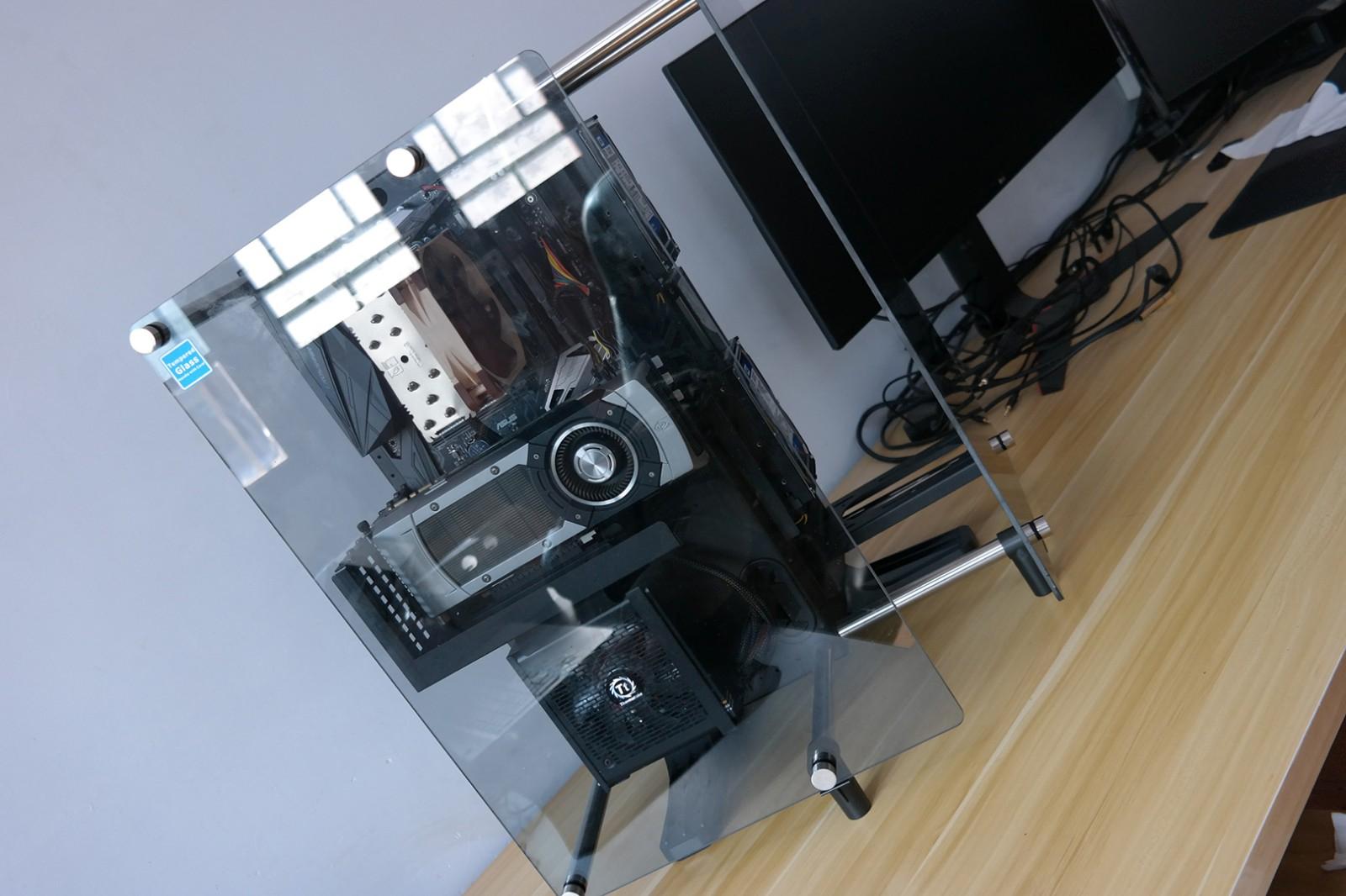 水冷散热电脑装机全过程,tt水冷装机