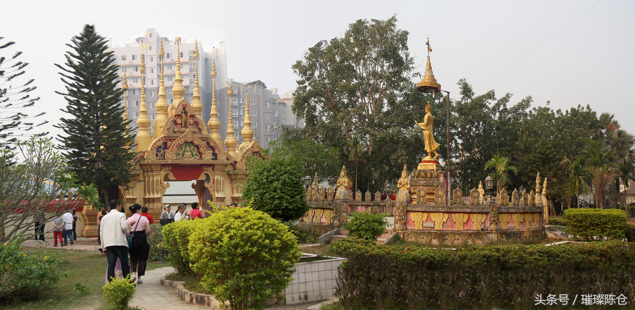 西双版纳曼听公园傣王花园,西双版纳的傣族园和曼听公园