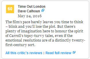 爱丽丝梦游仙境2电影讲解,爱丽丝梦游仙境影评及经典句子