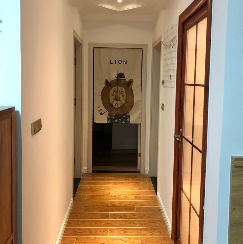 室内77平方三房小户型原木风,原木风格三房简单大气