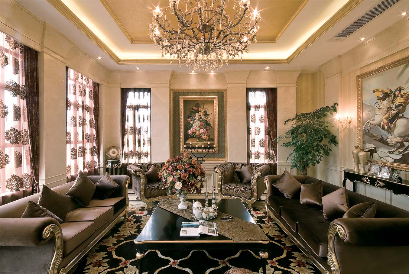 名家匠心经典大气欧式装修,西山区豪华欧式装修设计