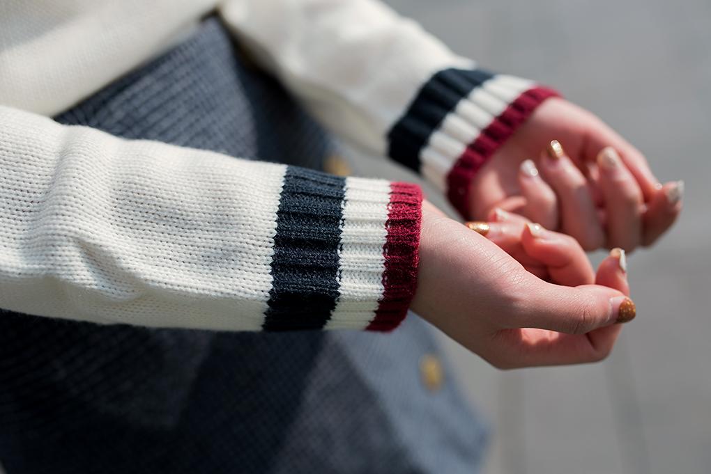 牛仔衣内搭针织衫,加厚加绒女款内搭针织衫牛仔衣