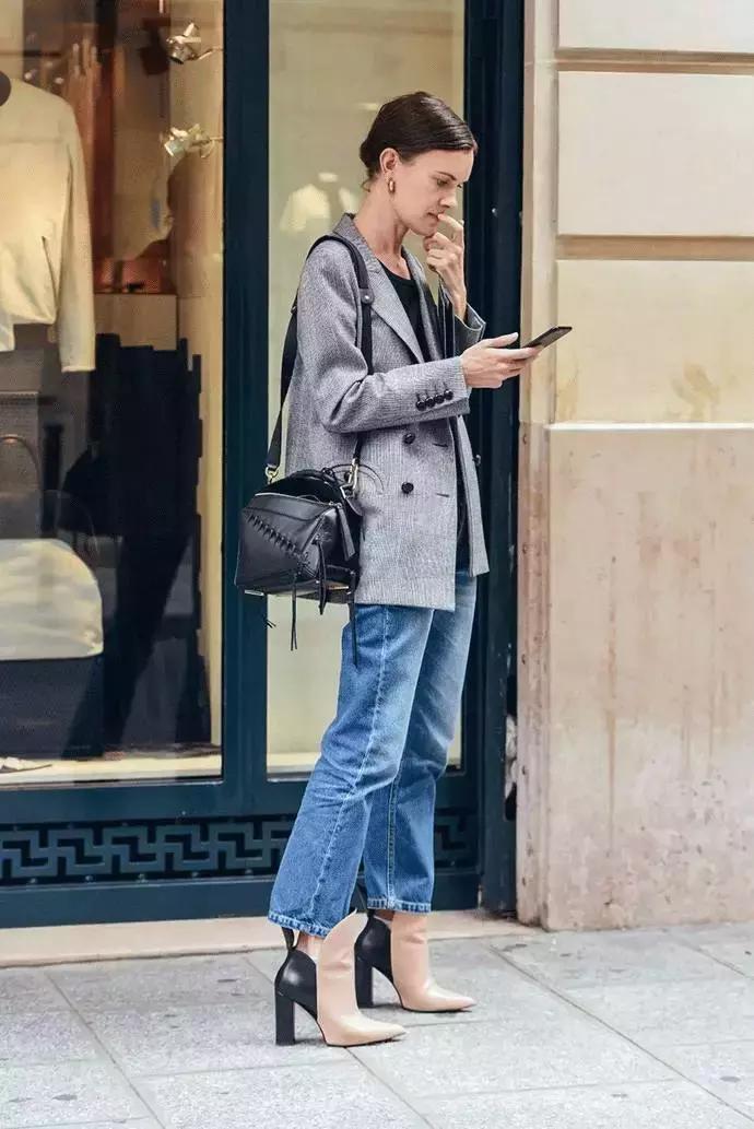 格纹怎么穿显瘦,韩式格纹怎么穿