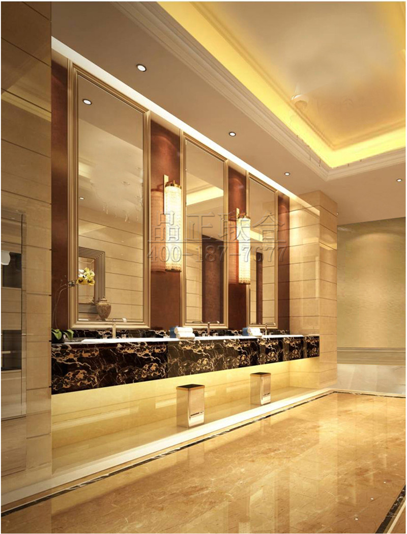 内江酒店装修效果图,现代轻奢酒店设计效果图