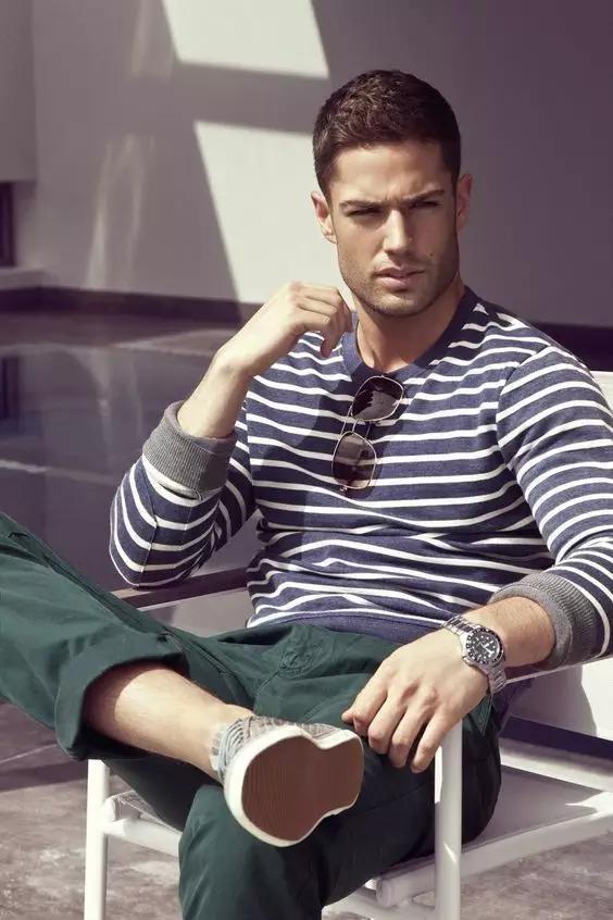 男人要成为行走的荷尔蒙，夏天就得穿航海风