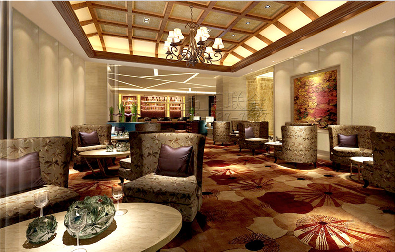 内江酒店装修效果图,现代轻奢酒店设计效果图