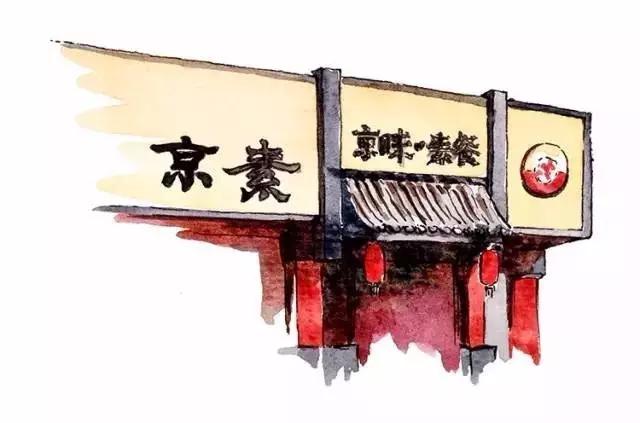 这姑娘手绘的京城美食地图，九成餐厅你没去过