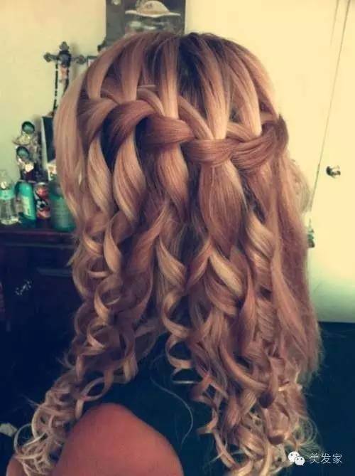 彩绳编发教程图解慢动作,中短发编发发型扎法图解