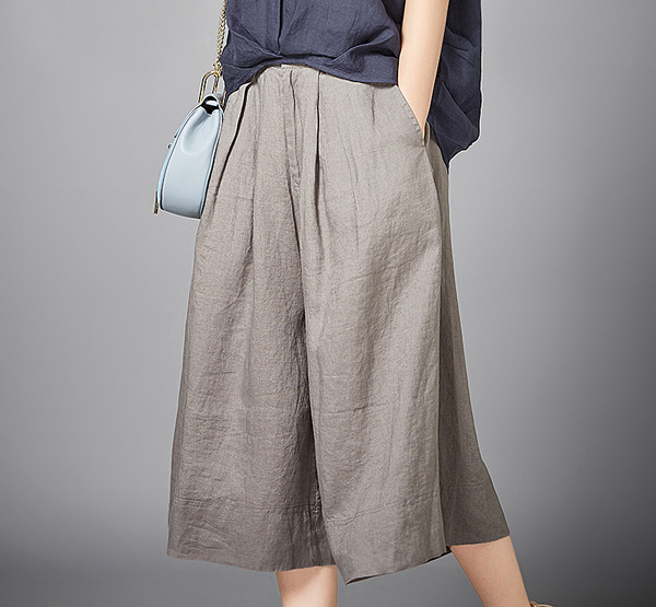阔腿裤裙裤夏季搭配,时尚阔腿裤裙裤搭配
