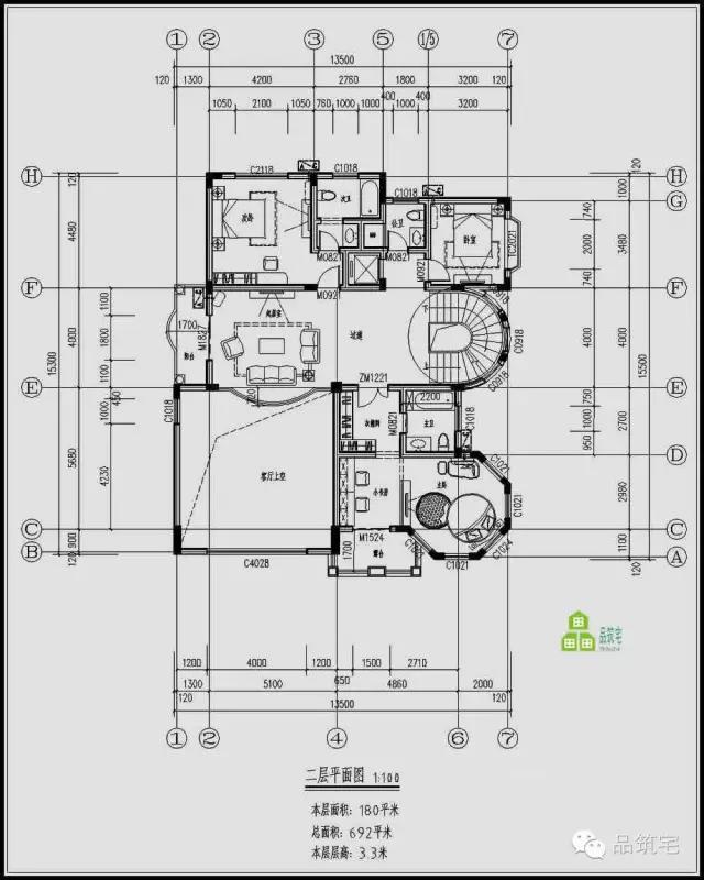 实用豪宅设计布局,3层豪宅设计大全