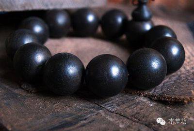 四川顶级乌木手串,稀有木材世人珍重的乌木手串